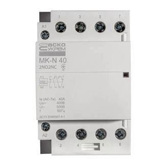 MK-N 4P 40A 2NO2NC 220V, Модульний контактор